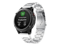 Pulseira De Relógio Lurelia Para Garmin Fenix 5s De Metal Em Aço Inoxidável Com Três Contas