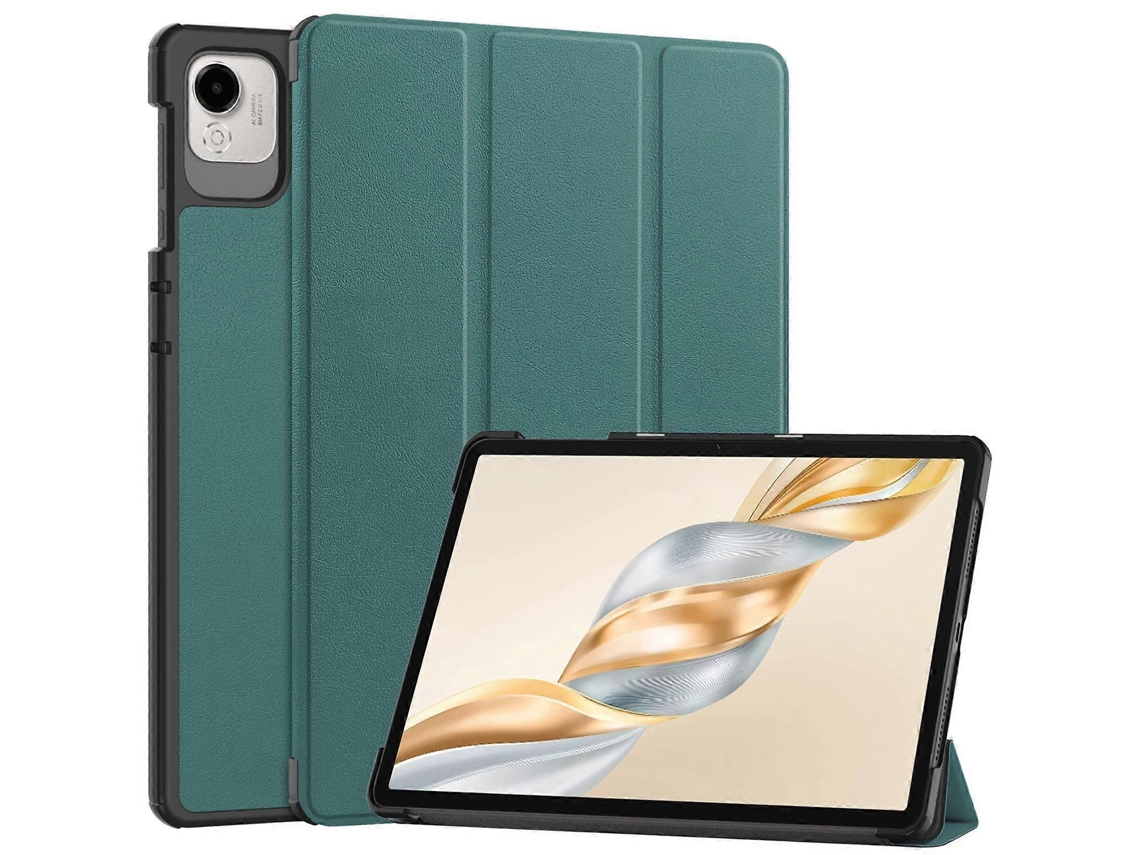 Capa De Couro Para Tablet For Honor Pad X9 Pro Custer Pure Color Com Suporte Triplo