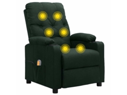 Poltrona De Massagens Vidaxl Verde Tecido