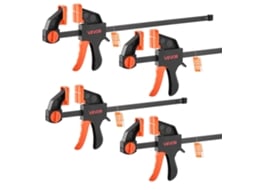 Grampos De Barra Para Carpintaria 2 Pcs 30,48 Cm 2 Pcs 15,24 Cm Vevor