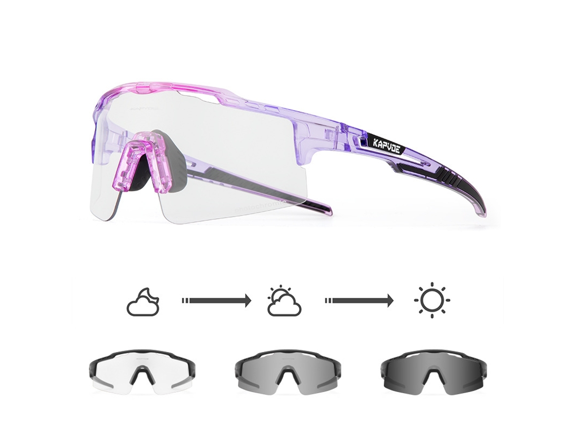 Óculos Fotocromáticos Para Ciclismo, Para Homens E Mulheres, Esportes Ao Ar Livre, Mountain Bike E À Prova De Vento.