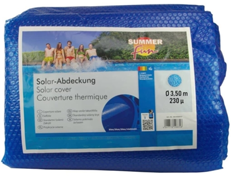 Cobertura de Piscina  Redonda (Azul - Polietileno - 350 cm)
