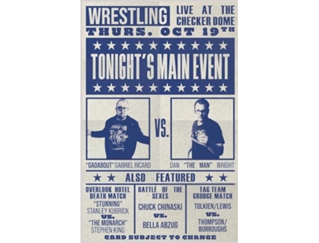 Livro Tonights Main Event de Gabriel Ricard e Daniel W Wright (Inglês)