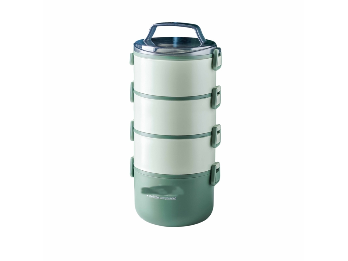 Lancheira Bento À Prova de Vazamentos para Adultos Hawthorn Vermelho-2800Ml LUUCOZK