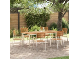 Vidaxl Conjunto De Jantar Para Jardim 7 Pcs