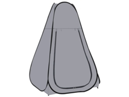 vidaXL Tenda de duche cinzento