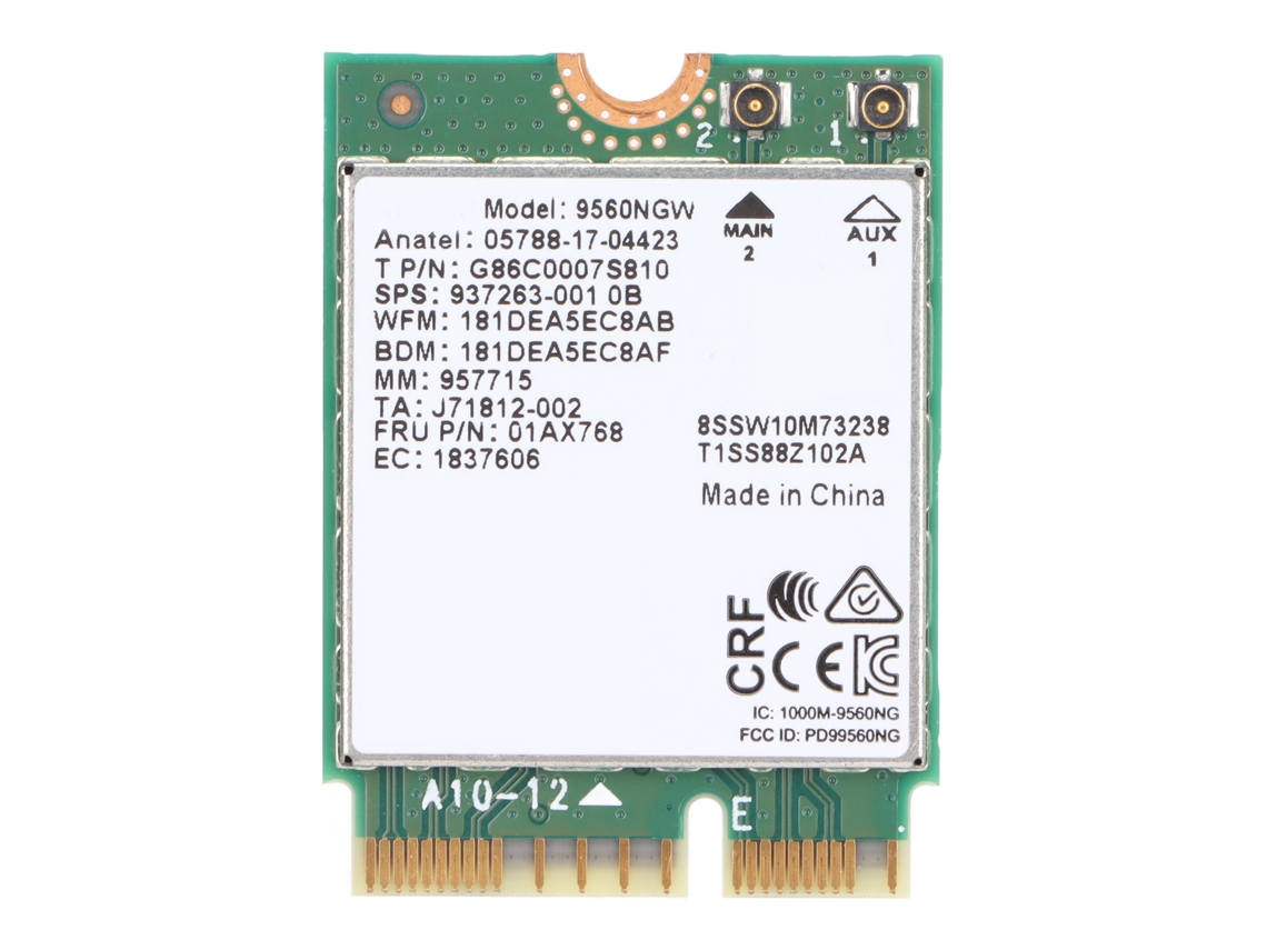 Cartão Wifi De Velocidade Rápida Dual Band Placa De Internet Sem Fio Para Windows 10 M.2/ngff
