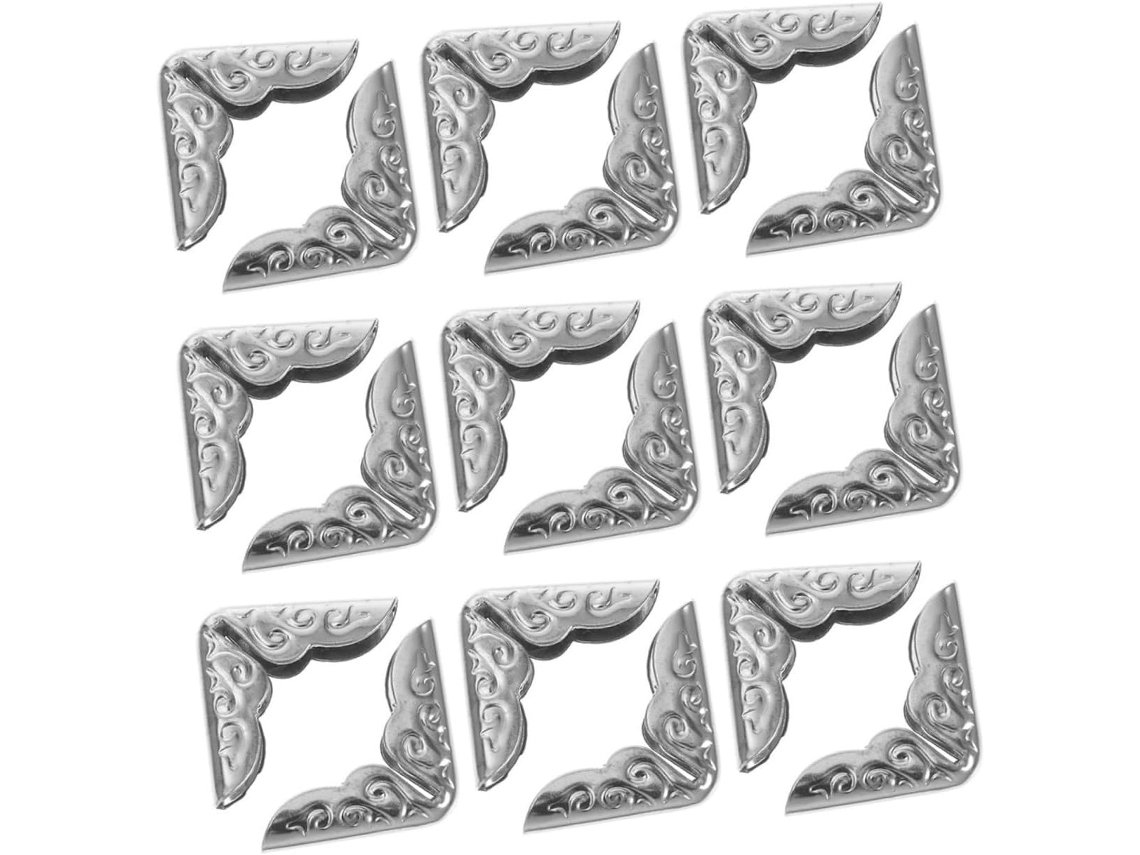 40 Moedas De Proteção Em Metal Argenté 14mm Para Álbuns De Fotos - Caixas – Lote De 40 Peças Decorativas