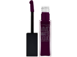 Batom MAYBELLINE Vivid Matte Liquid 47 Deepest Plum (8 ml)
