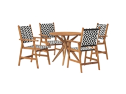 Garden Dining Set, Garden Dining Sets Vidaxl Marrom Madeira De Acácia (85 X 75 Cm)