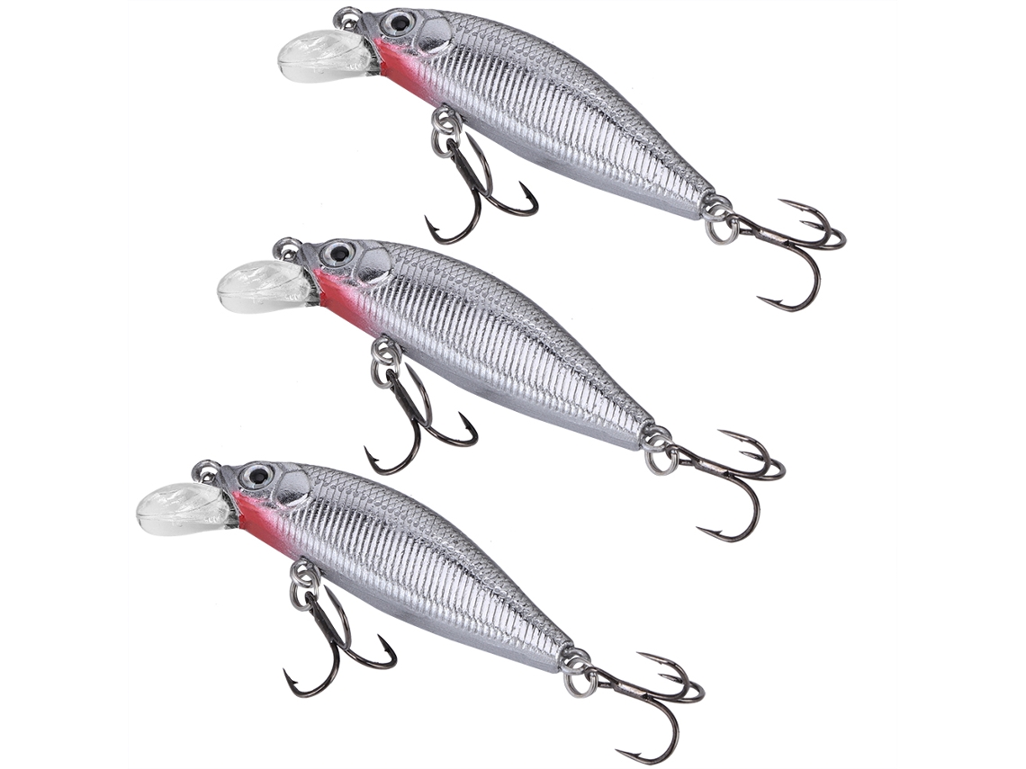 Lure (long Cast Sinking, Double Hook Simulation) Artificial Bait