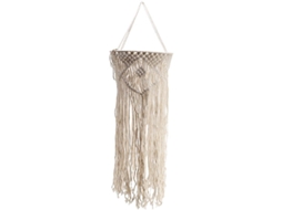 Lámpara de techo con flecos hecha a mano, estilo bohemio, para dormitorio y baño, color blanco cálido. - aquaforge