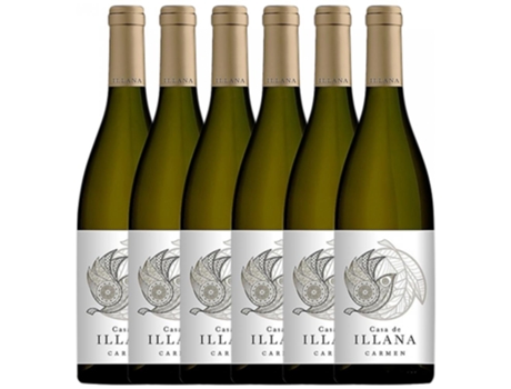 Vinho CASA DE ILLANA Casa De Illana Carmen Sauvignon Branca Crianza (0.75 L - 6 unidades)