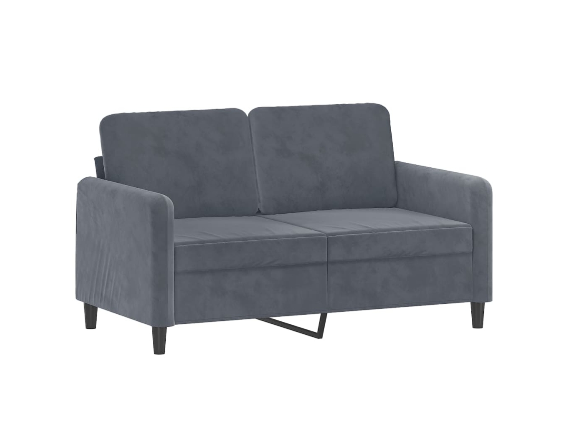 2-seater Sofa, 2-seater Sofas Vidaxl Cinzeto Veludo (n/a)