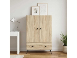 Vidaxl Buffet Carvalho Sonoma 66 X 34,5 X 95 Cm Derivados De Madeira