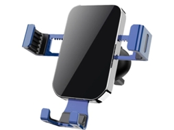 Suporte Ventilação Carro Smartphone Automóveis Para Apple Yizhood Azul
