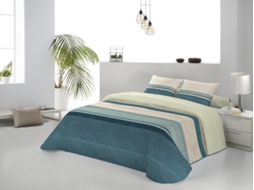 Colcha JVR Mila (Poliéster - Azul - 160 cm)