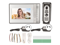 Campainha De Vídeo Com Tela Lcd 7" Visão Noturna