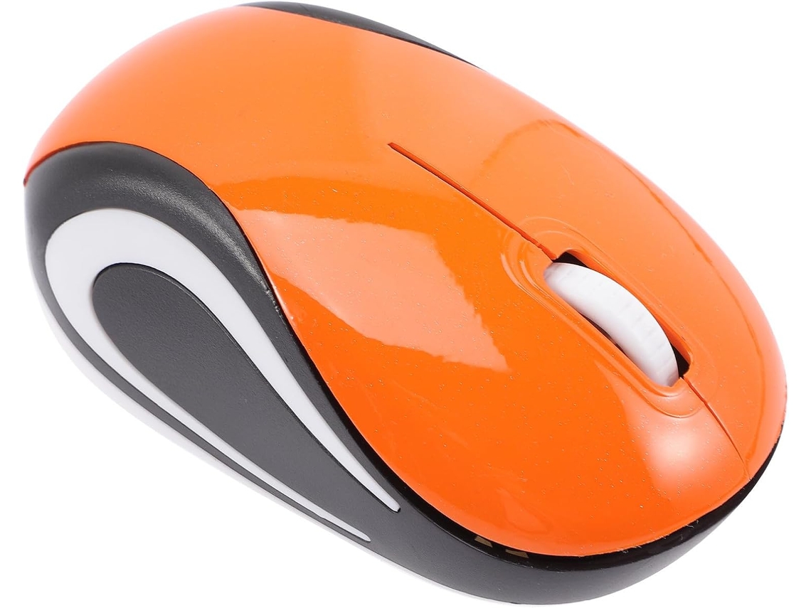 Mini Mouse Sem Fio De 2,4 Ghz Em Abs Com Receptor Usb
