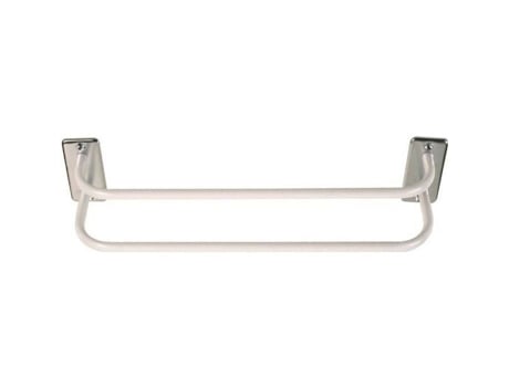 Toalheiro De Parede Com 2 Barras Fixas Branco Faverge