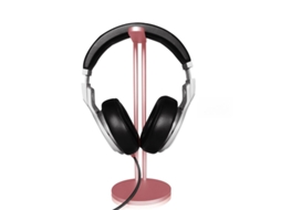 Suporte Fones Alumínio,base Antiderrapante, Para Headset Over-ear Rosa Gold