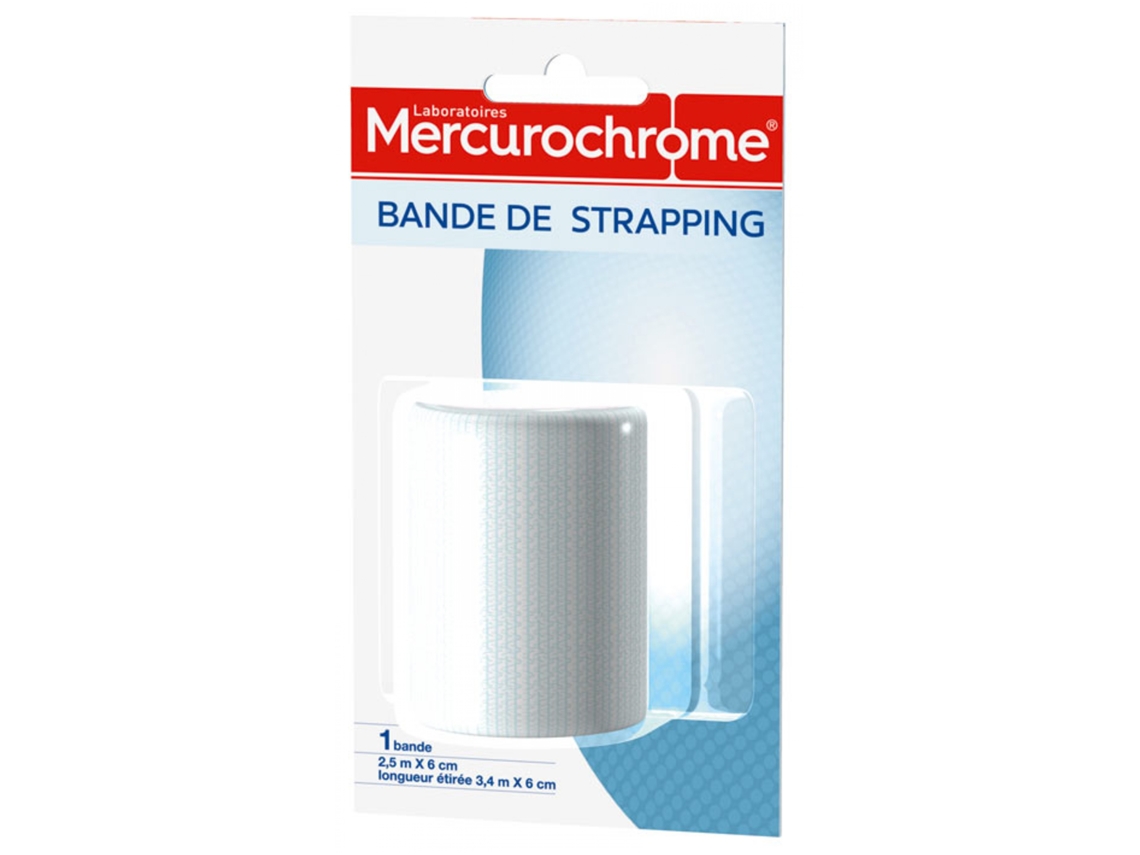 Tira de cintagem 2,5 MX 6 cm MERCUROCHROME