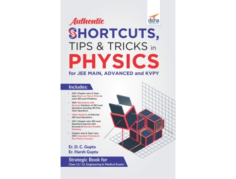 Livro Authentic Shortcuts, Tips Tricks in Physics for Jee Main, Advanced Kvpy de Er D C Gupta e Er Harsh Gupta (Inglês)