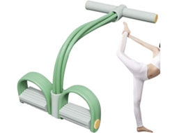 Faixa Elástica De Resistência Com Pedais Para Exercícios Abdominais, Costas E Braços | 6-tubos Tornozelos