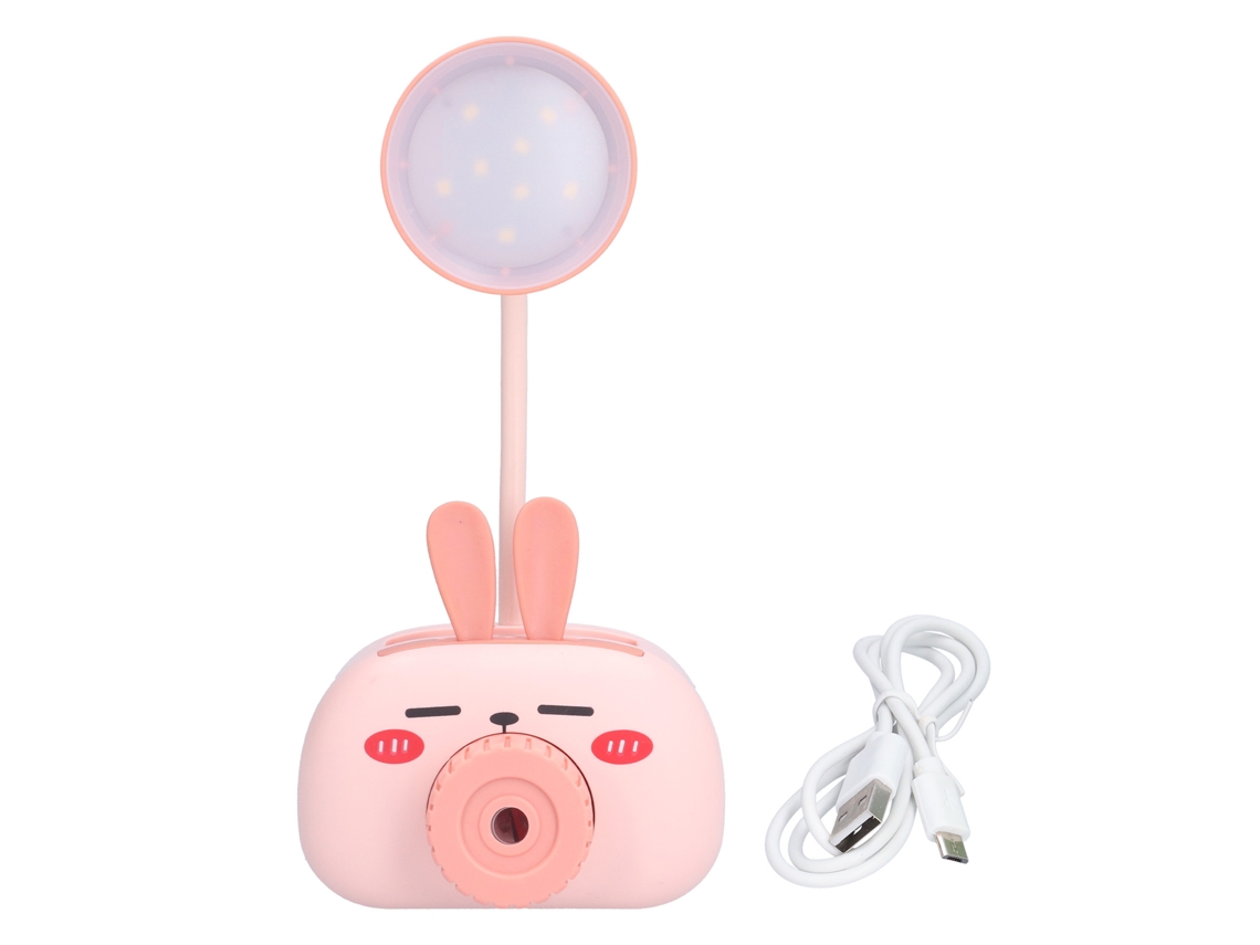 Lâmpada de Mesa LED Plegável com Porta Lápis e Animal Fofo USB | S/MARCA