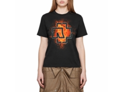 Rockinstone T-shirt Rammstein Band Lava Logo Size:m