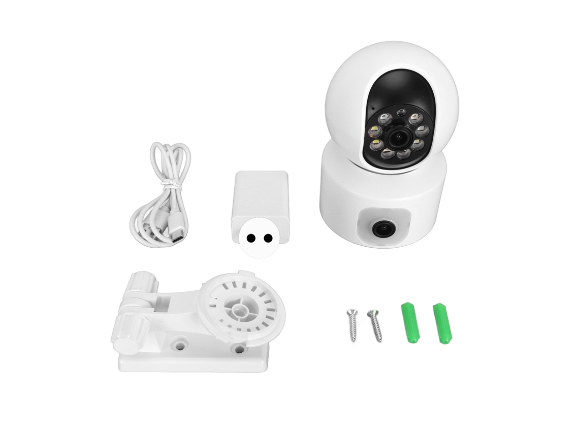 Câmera Inteligente Wifi Hd 2k Interior Visão Noturna