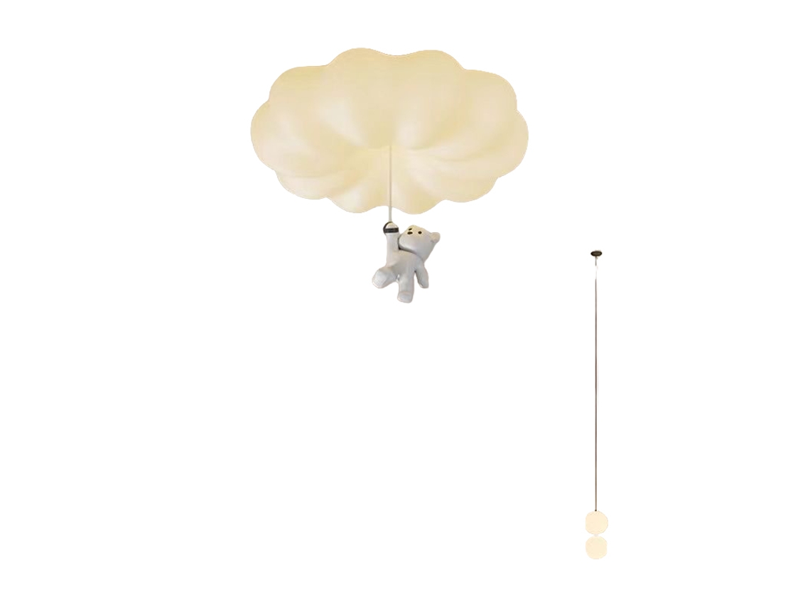 Laxiscreed Lâmpada De Techo Infantil Com Design De Abóbora E Urso Led, 65cm, Compatível Com Assistente Inteligente