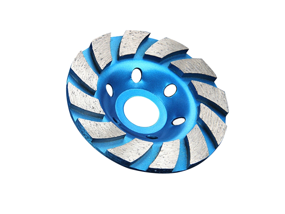 Disco De Esmeril Diamante 100mm Para Polir Pedra E Concreto Azul