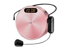 Guia Turístico Para Professores, Alto Falante Com Relógio Com Fio/sem Fio, Alto Falante Bluetooth Portátil E Microfone Dedicado Olysi Shop