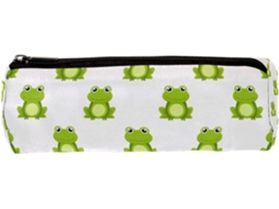 Tenho lápis com estampa de sapo verde, ideais para sua mesa ou para a escola.
