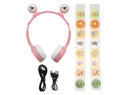 Fones de Ouvido Bluetooth Infantil LAXISCREED com Led e Cartão Tf