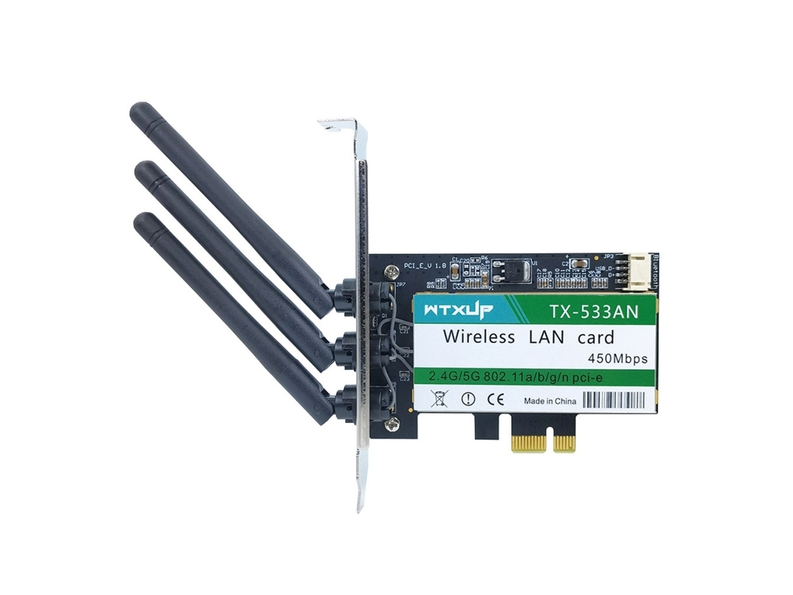 Lurelia Adaptador Usb Wi-fi N750 N900 450 Mbps Dual Band 2,4/5 Ghz Pcie Antena