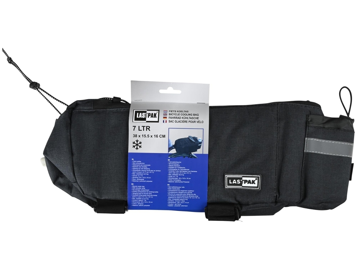 Bolsa Térmica para Bicicleta Cinza Escuro BRILVIBERA