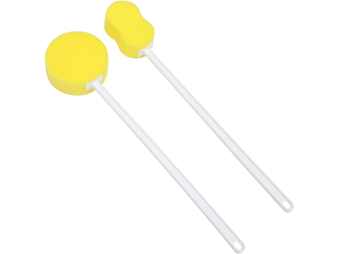 Conjunto De 2 Peças Escova Esfoliante Para Banho E Chuveiro Corpo, Esponja De Banho E Costas
