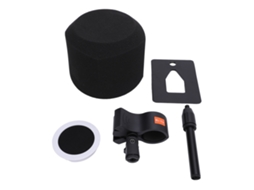 Filtro Anti pop e Anti vento para Microfone com Potenciómetro