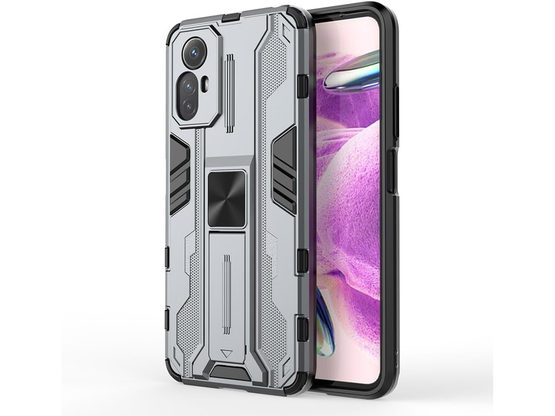 Capa Protetora para Xiaomi Redmi Note 12S 4G HONGWE. Anti-Choque Resistente Cinzento