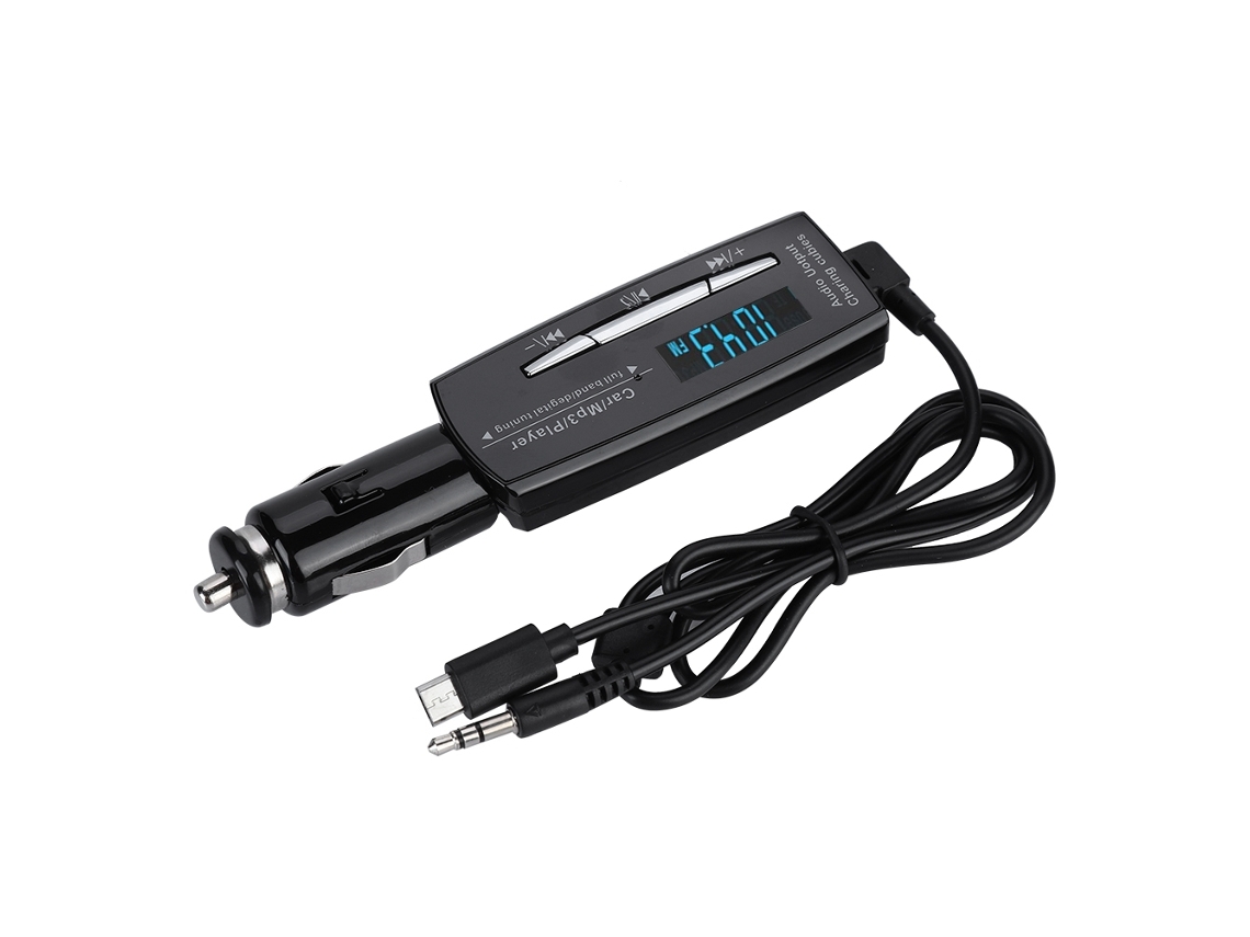 Conjunto de Carro Bt Transmissor Fm Reprodutor Mp3