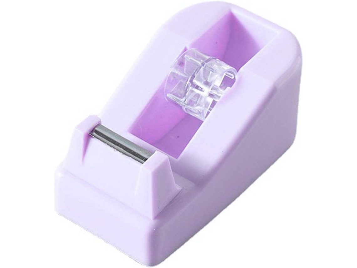 Dispensador de adesivo de mesa, dispensador de adesivo de plástico resistente com diâmetro de 0,71 polegadas.