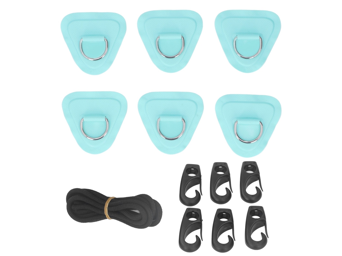 Yncm-conjunto Cordas Elásticas Anéis D Aço Inox Pvc Ciano