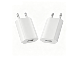 Porta de carregamento USB 5V 1A, padrão europeu, preço universal para pequenos eletrodomésticos (2 unidades)