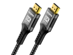 Cabo Adaptador Hdmi 2.1 De Alta Definição 8k