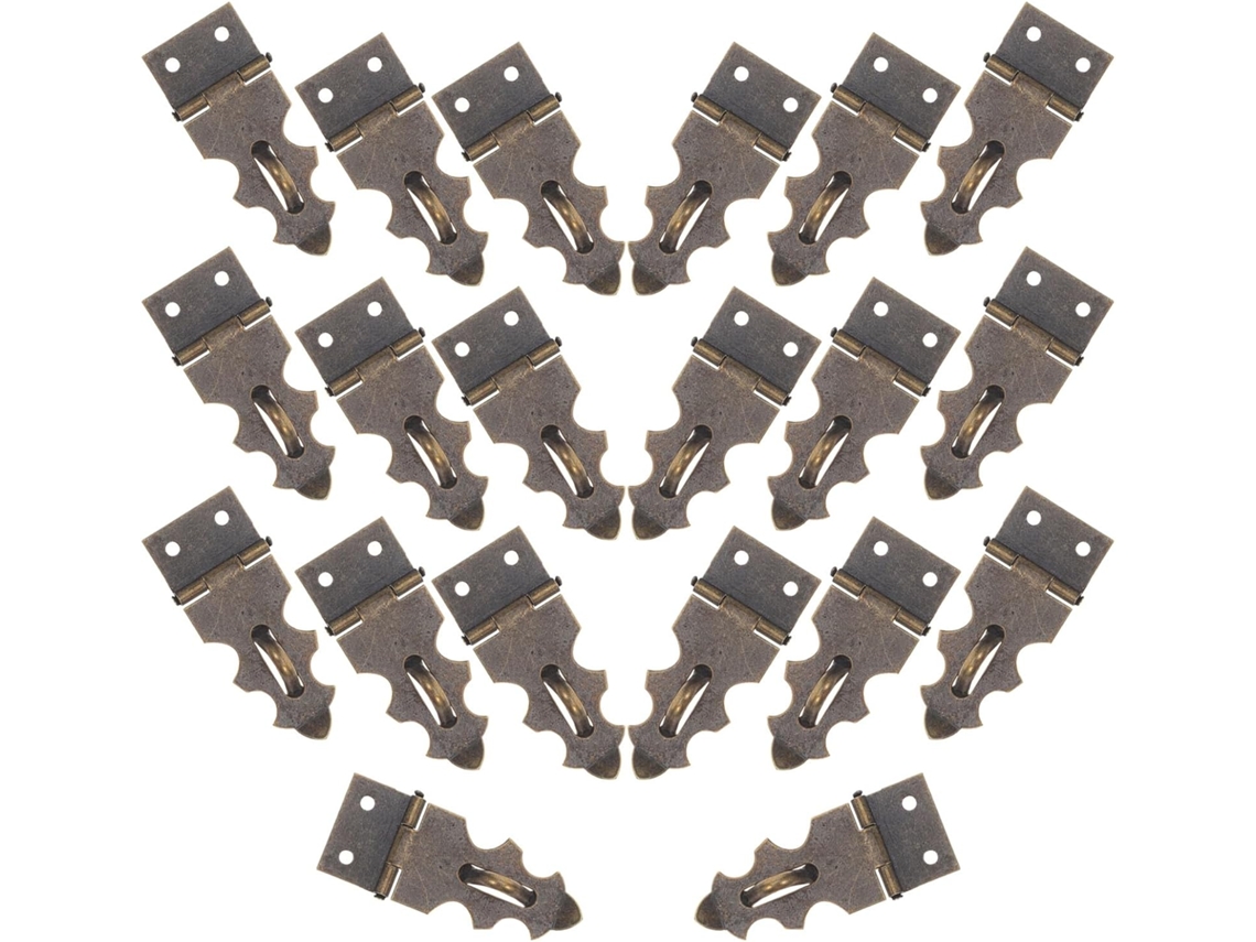 Conjunto De 20-fechos Ferro Estilo Vintage Com Parafusos Para Caixas Madeira E Porta Joias, Fecho Artístico Para Casa E