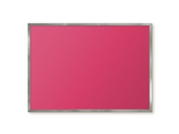 Quadro magnético de parede rosa claro para quarto Espelharte (70x50 cm)