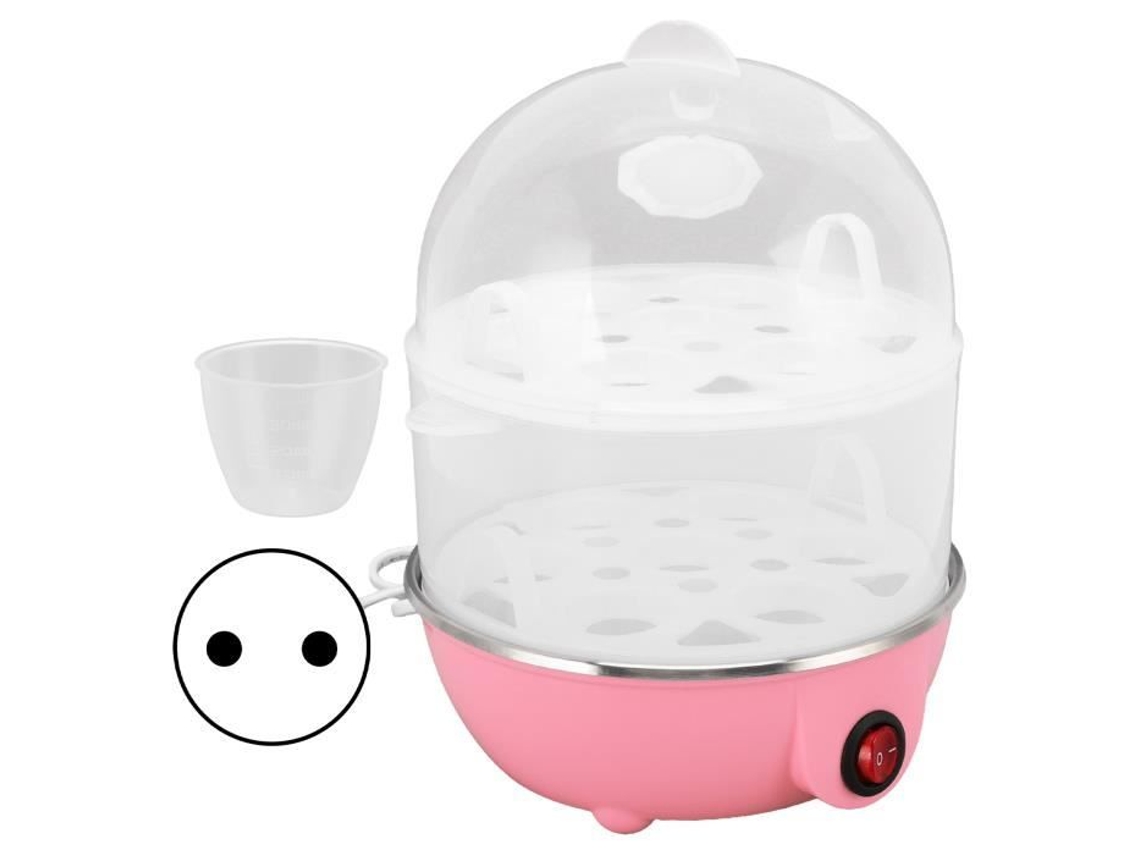 Egg Poacher Fogão Doméstico de Ovos 350 W 2 Camadas 14 Unidades de Ovos Por Vez com Desligamento Automático Da Caldeira de Ovos Pp HURRISE