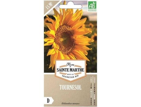 Sementes de Girassol Orgânicas LA FERME DE SAINTE MARTHE